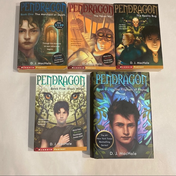🎉2/30 Set of 5 Pendragon Series YA Novels D.J. MacHale Fantasy Fiction Books - Picture 2 of 9